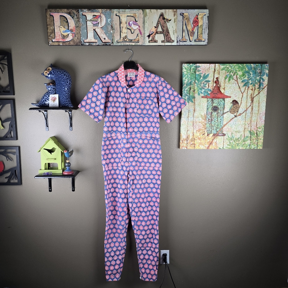 SZ Blockprints Paisley Pattern Jumpsuit Medium